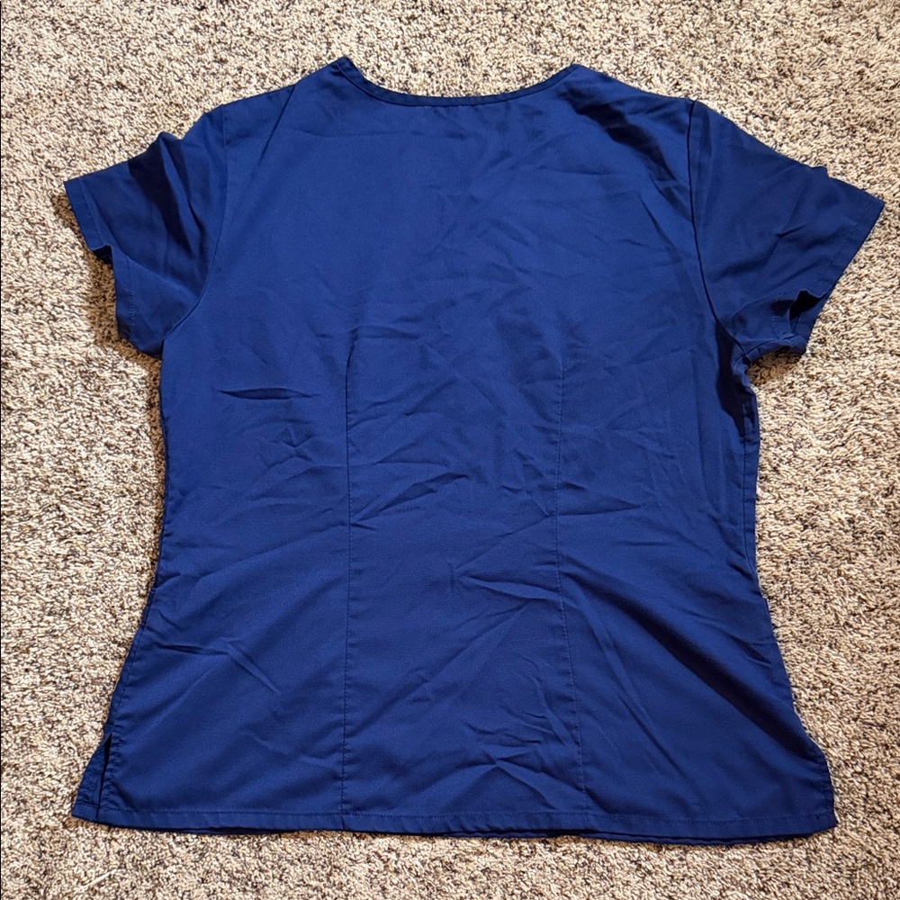 Women’s Large Grey's Anatomy Navy Scrub Top - Picture 2 of 3
